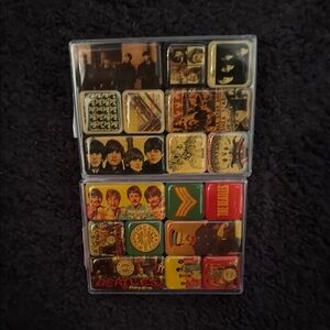 Vintage Beatles magnet set.